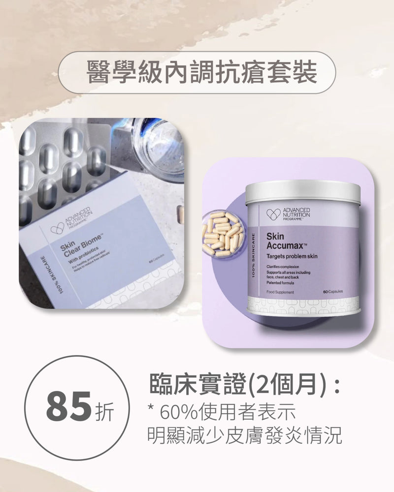 【醫學級內調抗瘡】套裝